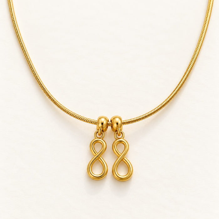 Twin Infinity Necklace