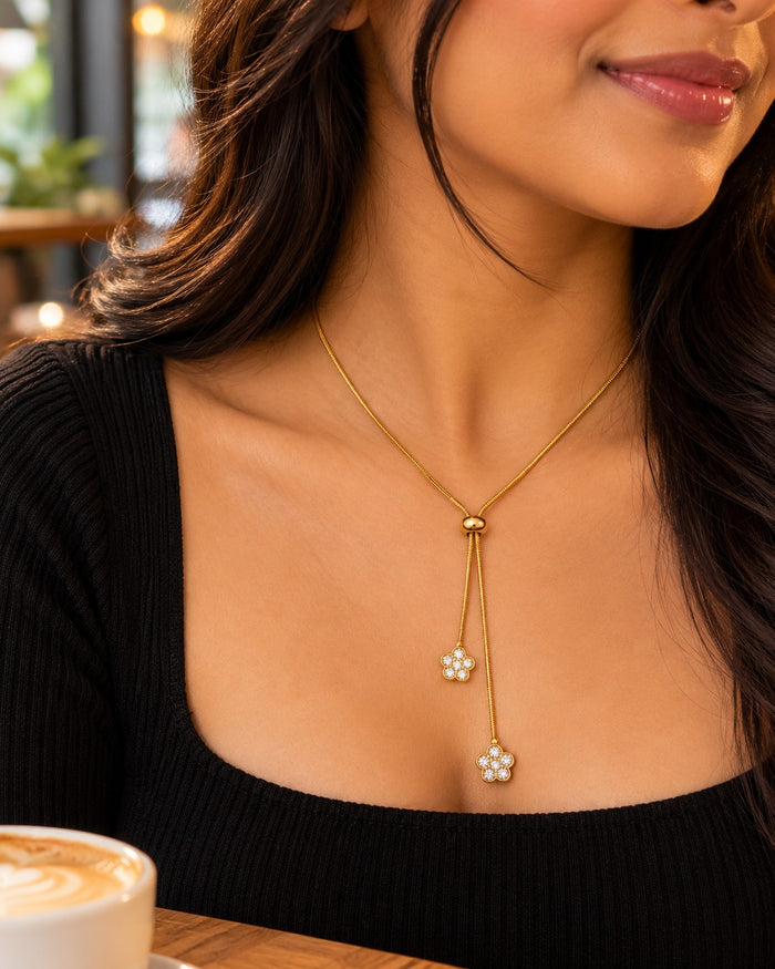 Blossom Lariat Necklace