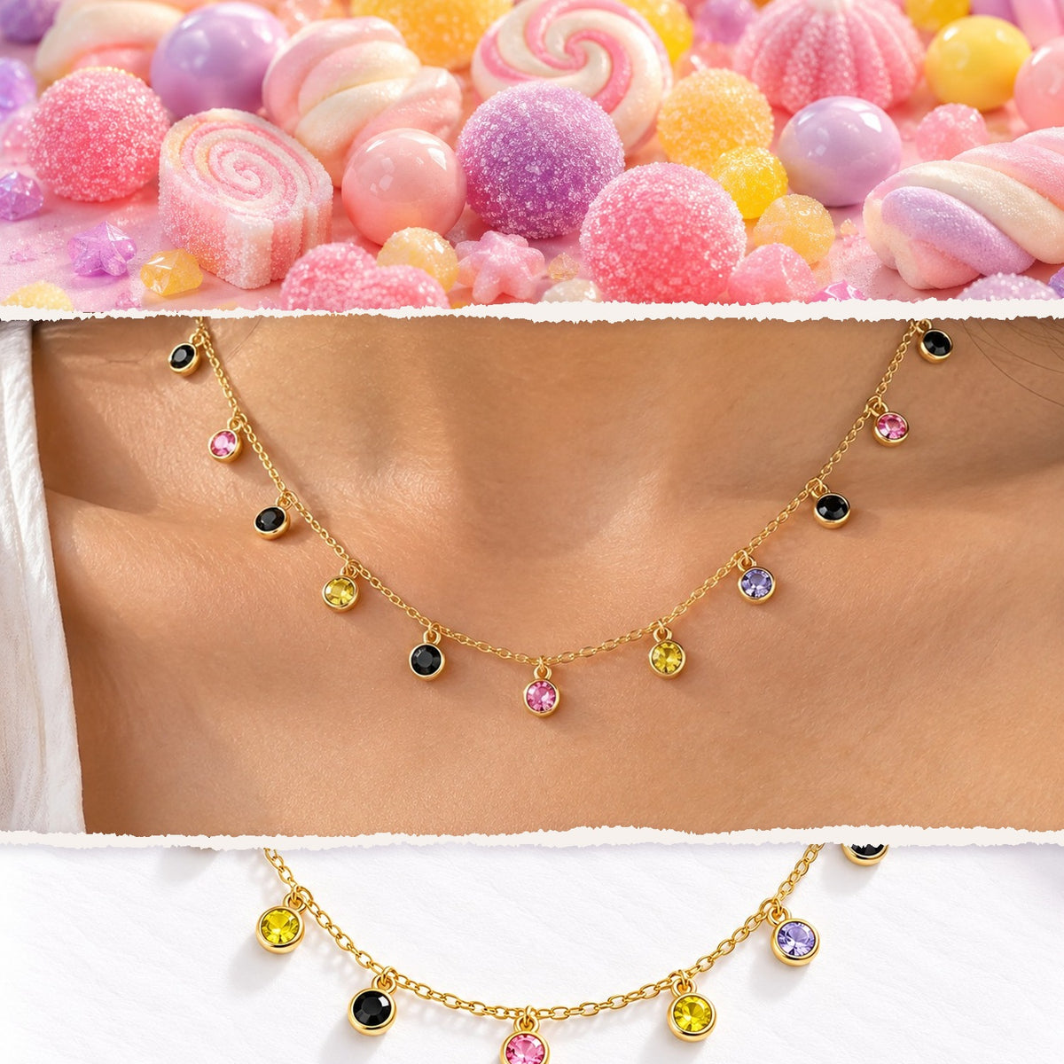 Candy Drops Necklace – inspired by nature, worn