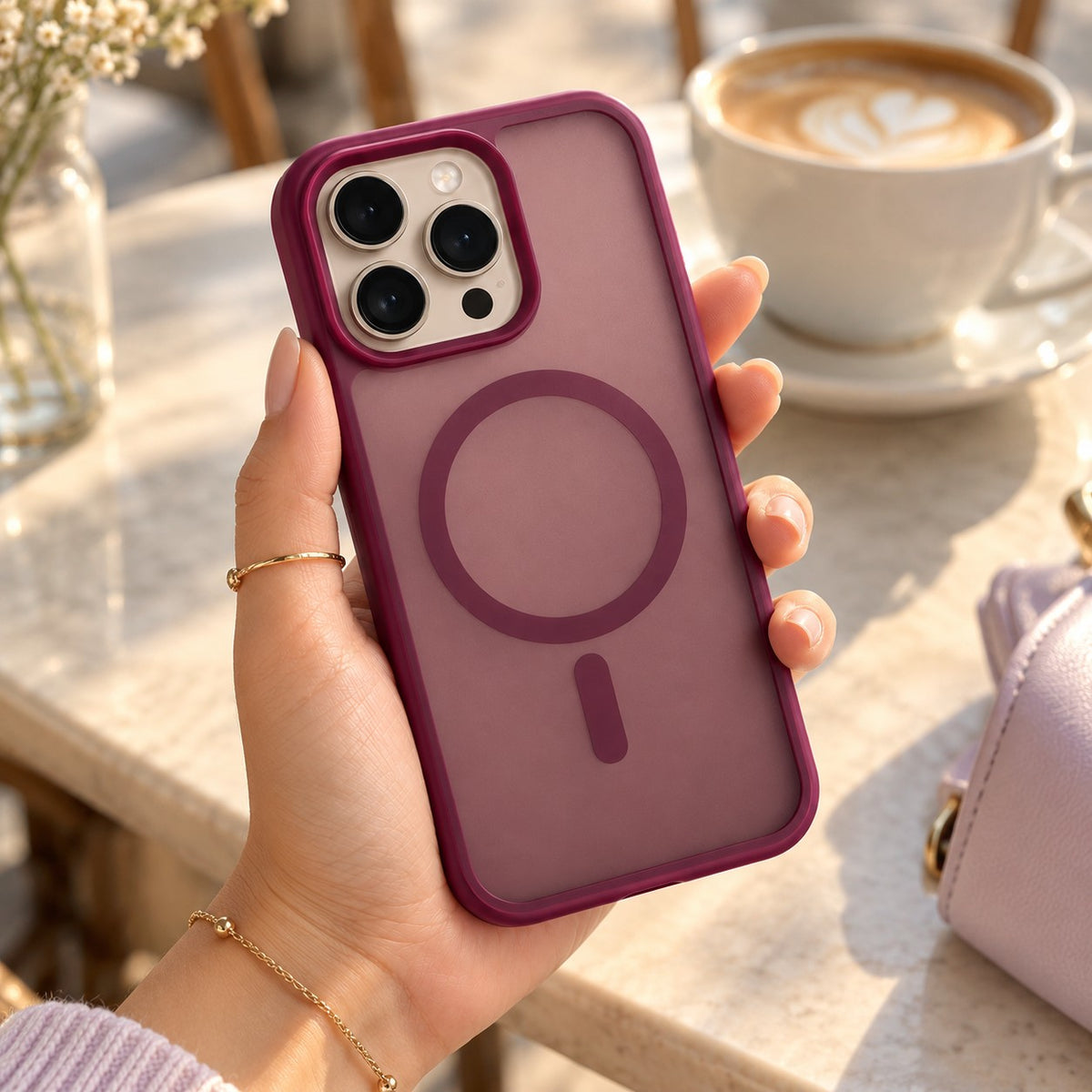 Frosted MagSafe Case – in daily use