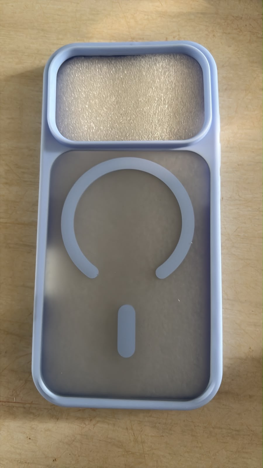 Frosted MagSafe Case – real photo, lavender
