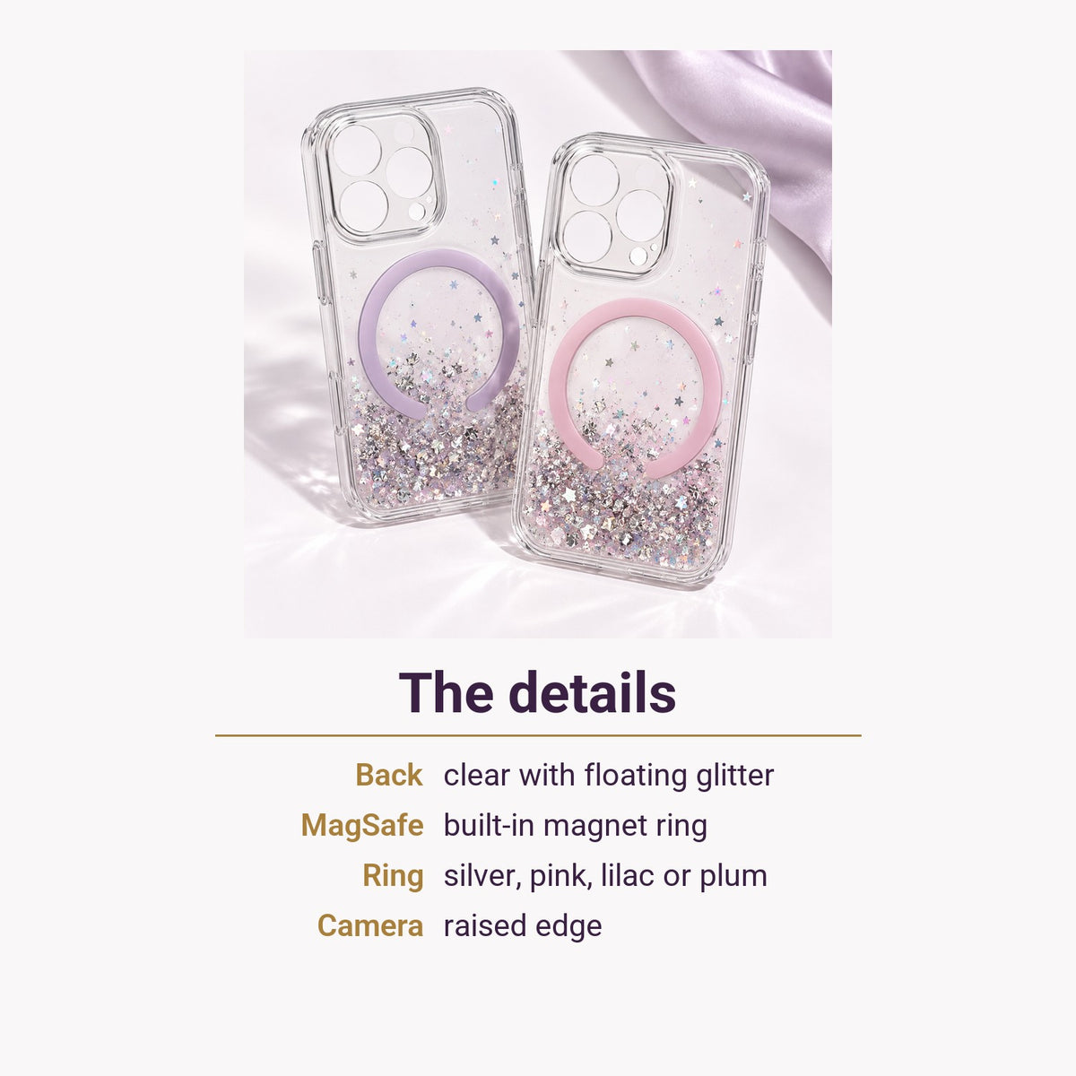 Glitter MagSafe Case – the details