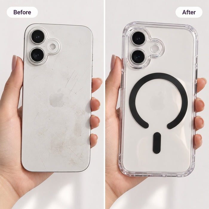 Clear MagSafe Ring Case