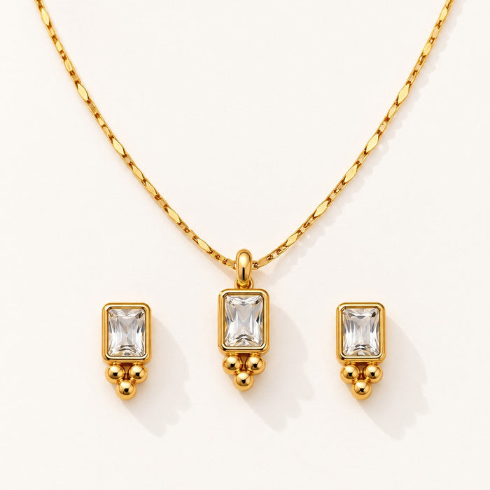 Crystal Baguette Set