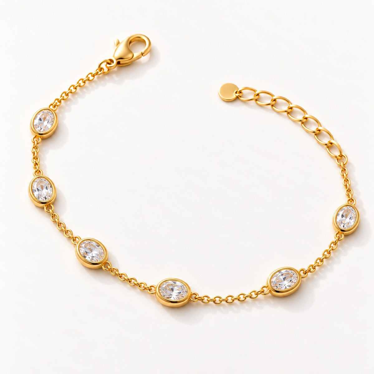 Crystal Bezel Bracelet – product photo