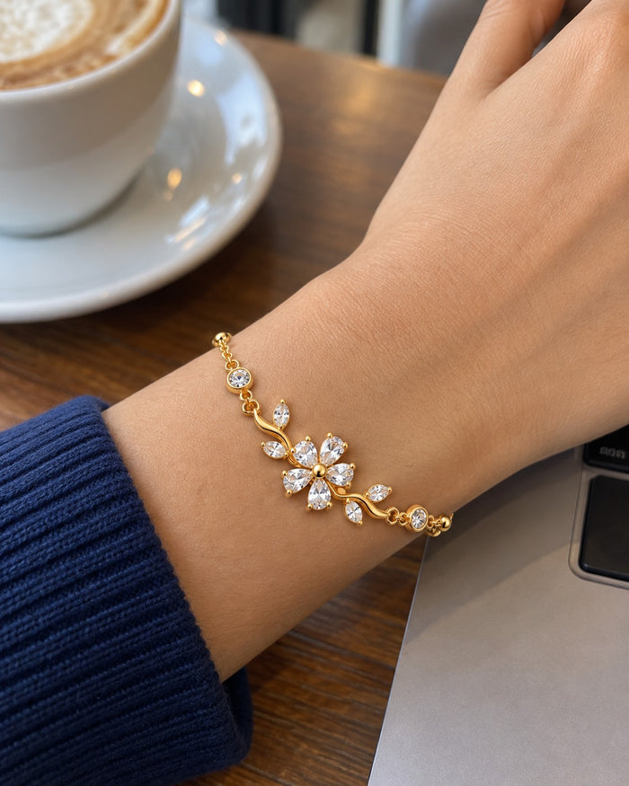 Crystal Blossom Bracelet
