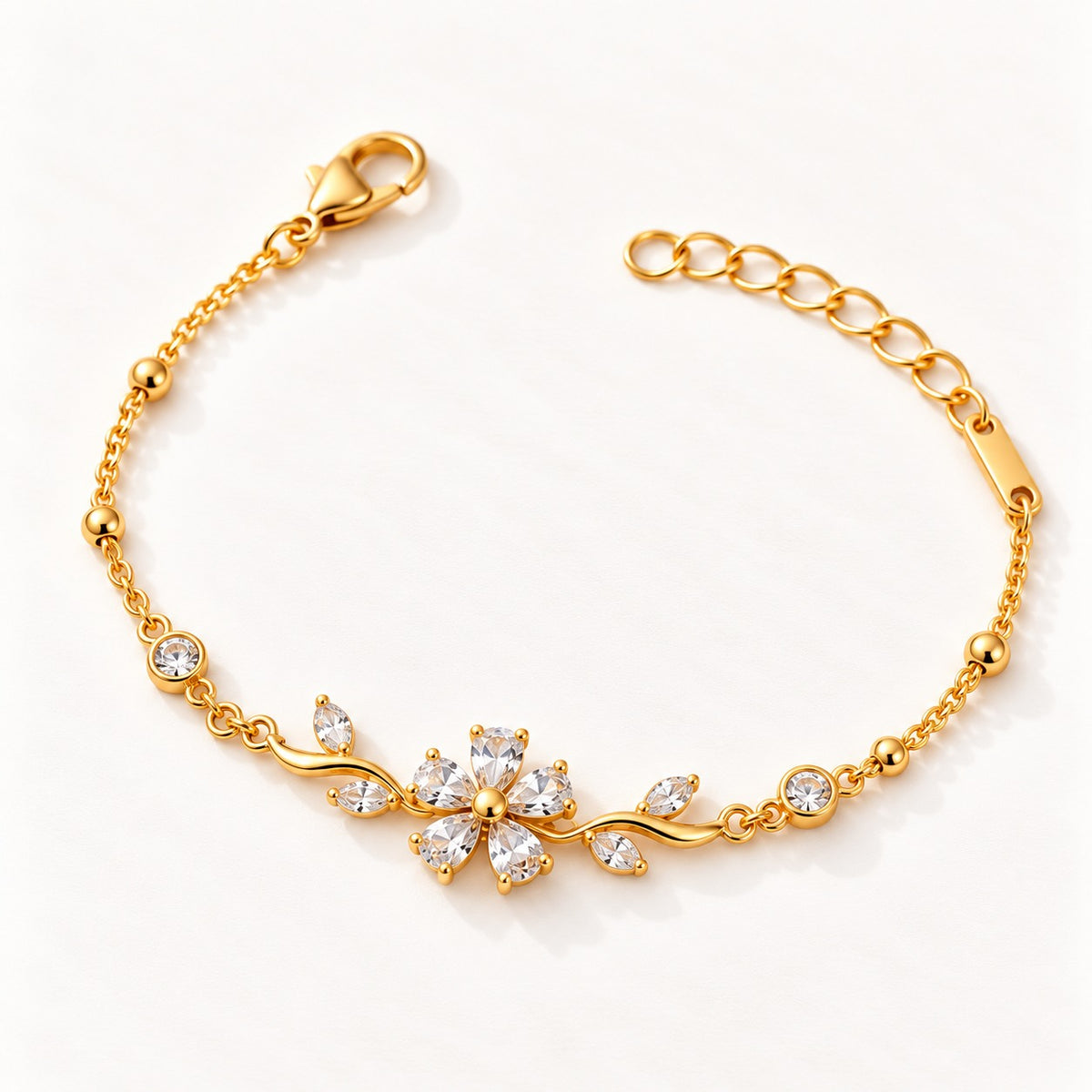 Crystal Blossom Bracelet – product photo