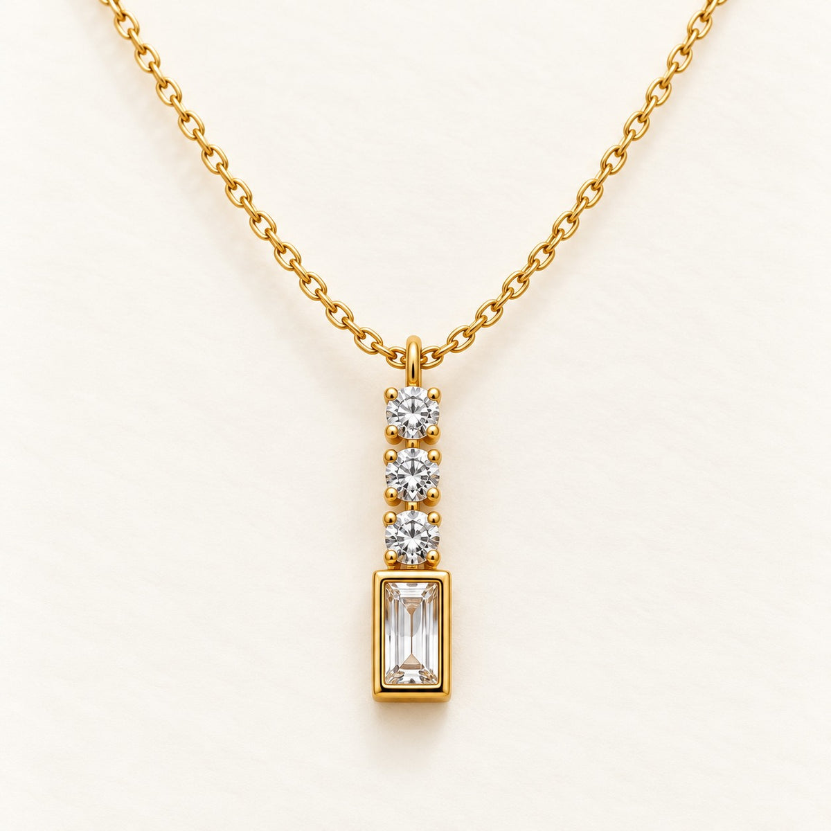 Crystal Cascade Necklace – product photo
