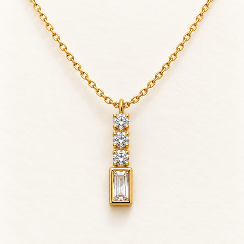 Crystal Cascade Necklace – product photo