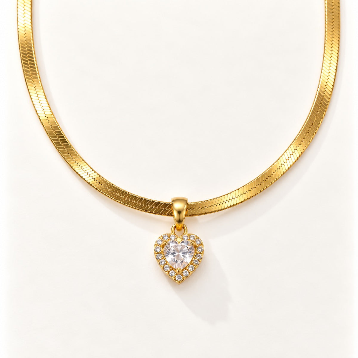 Crystal Heart Necklace – product photo