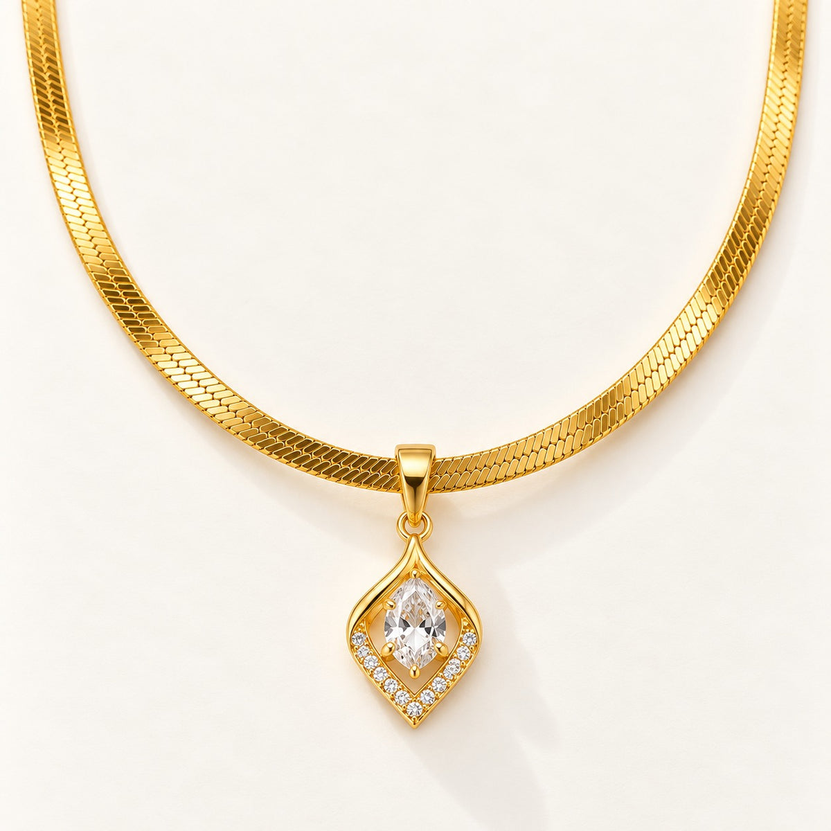 Crystal Lantern Necklace – product photo