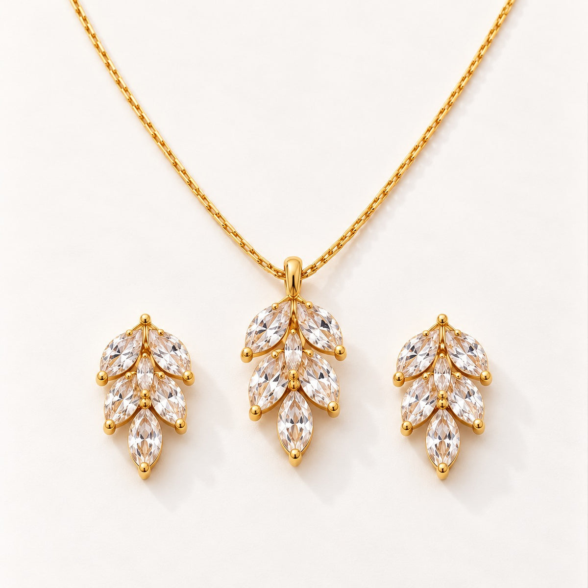 Crystal Leaf Set – product photo