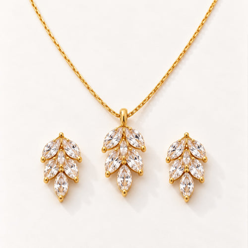 Crystal Leaf Set – product photo