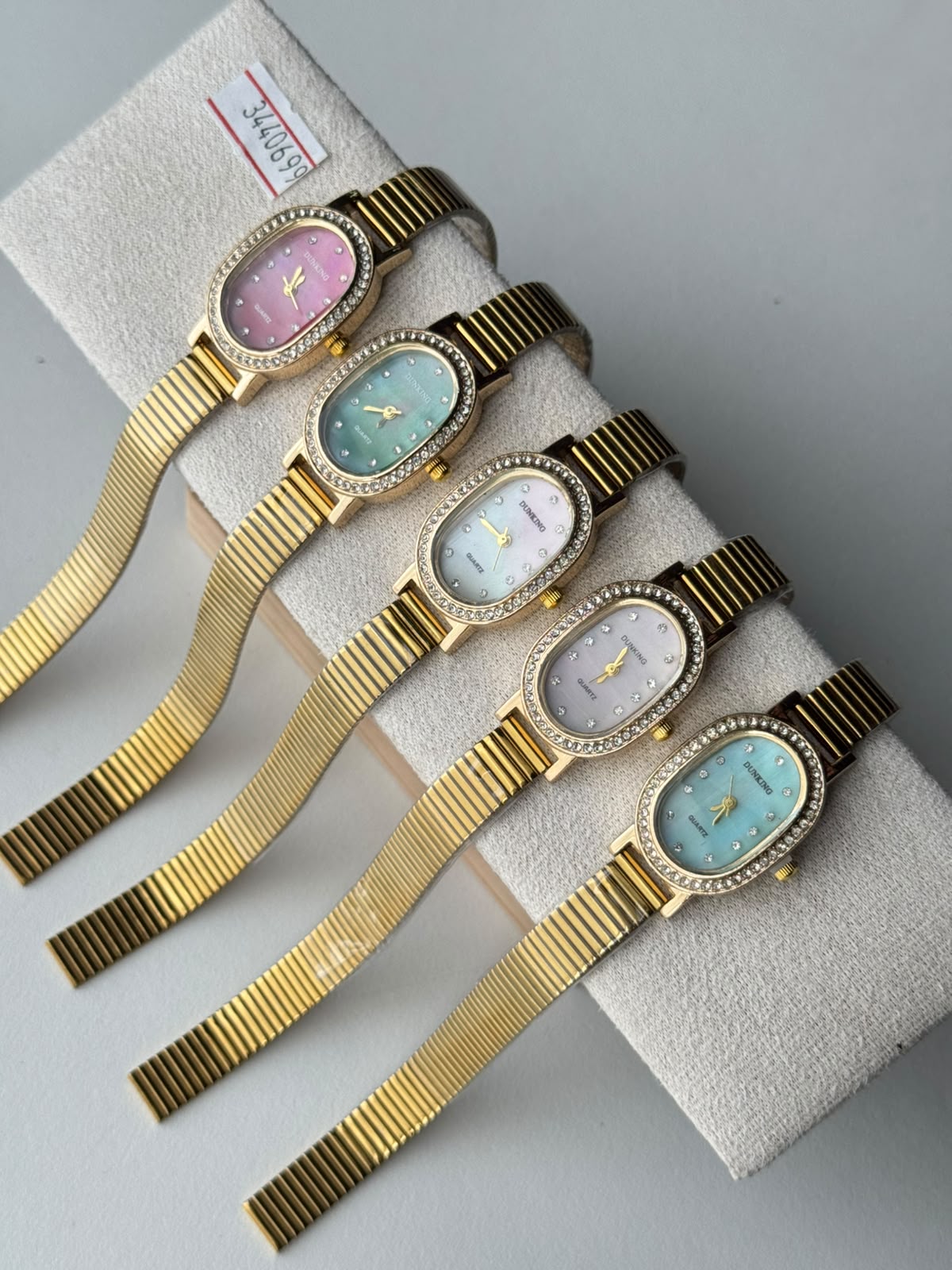 Crystal Oval Pastel Watch, real photo