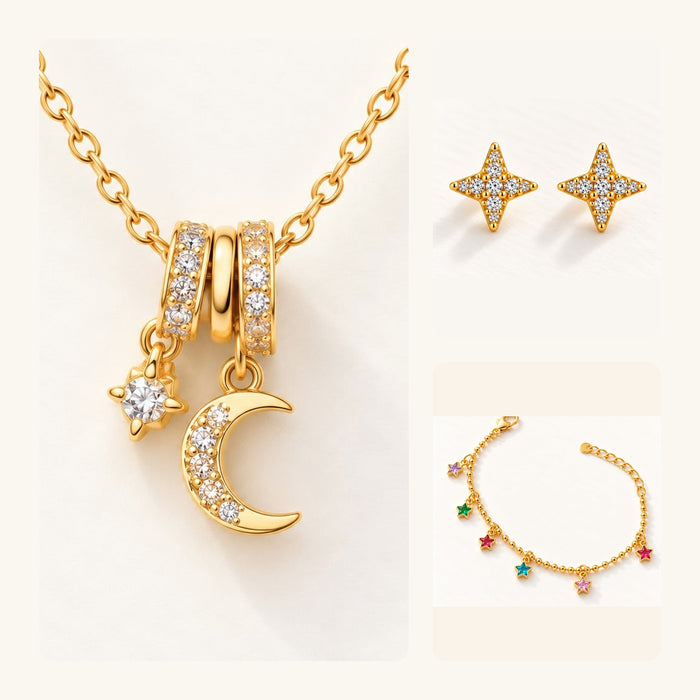 Gift Set: Necklace, Studs & Bracelet