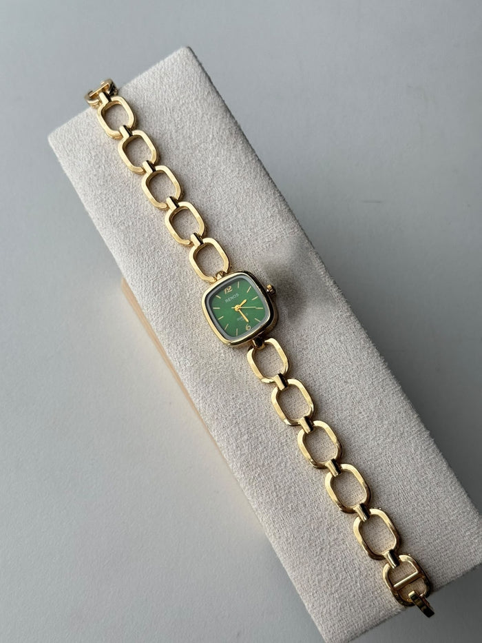 Open Link Square Watch