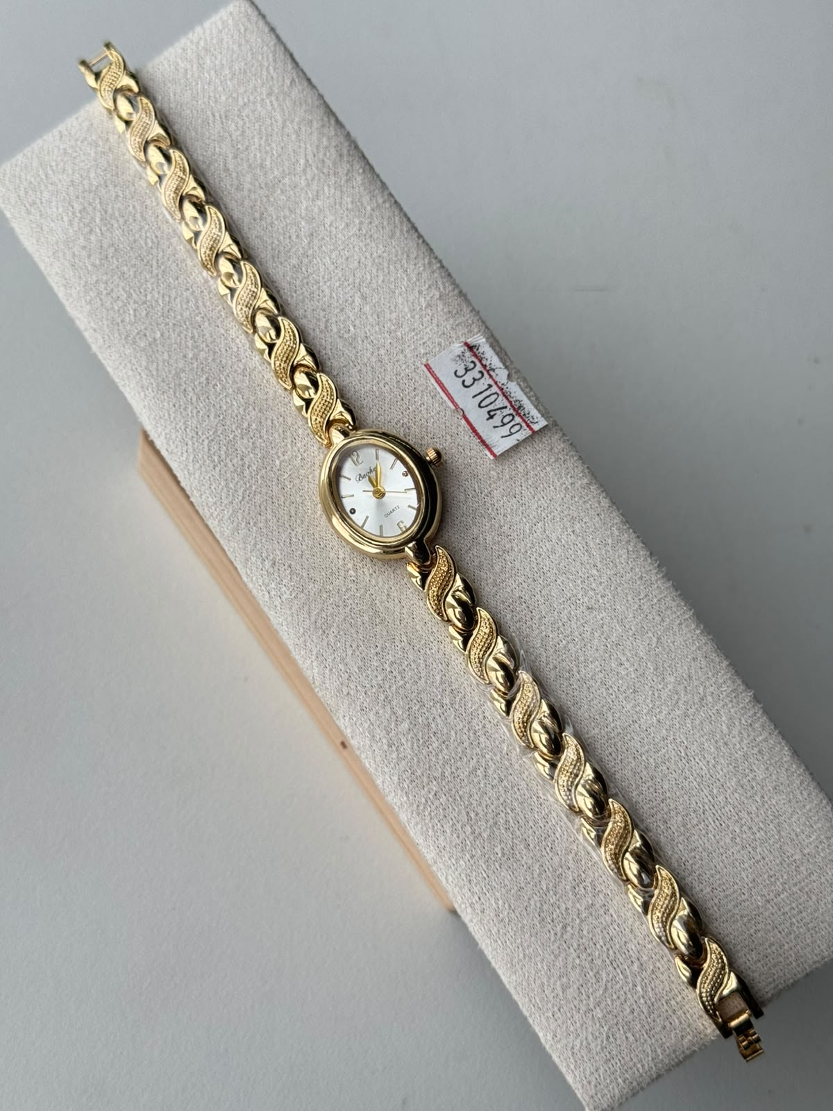 Oval Wave Link Watch, real photo 1