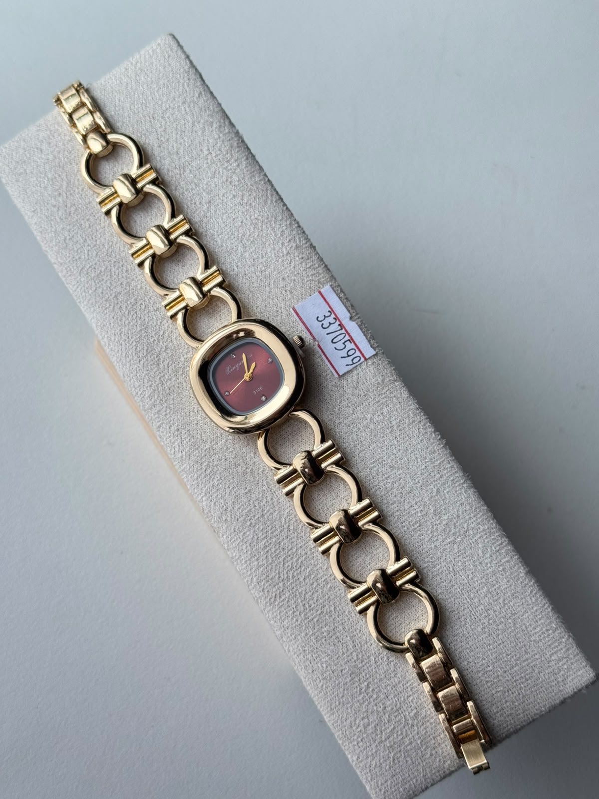 Ring Link Crystal Watch, real photo 1