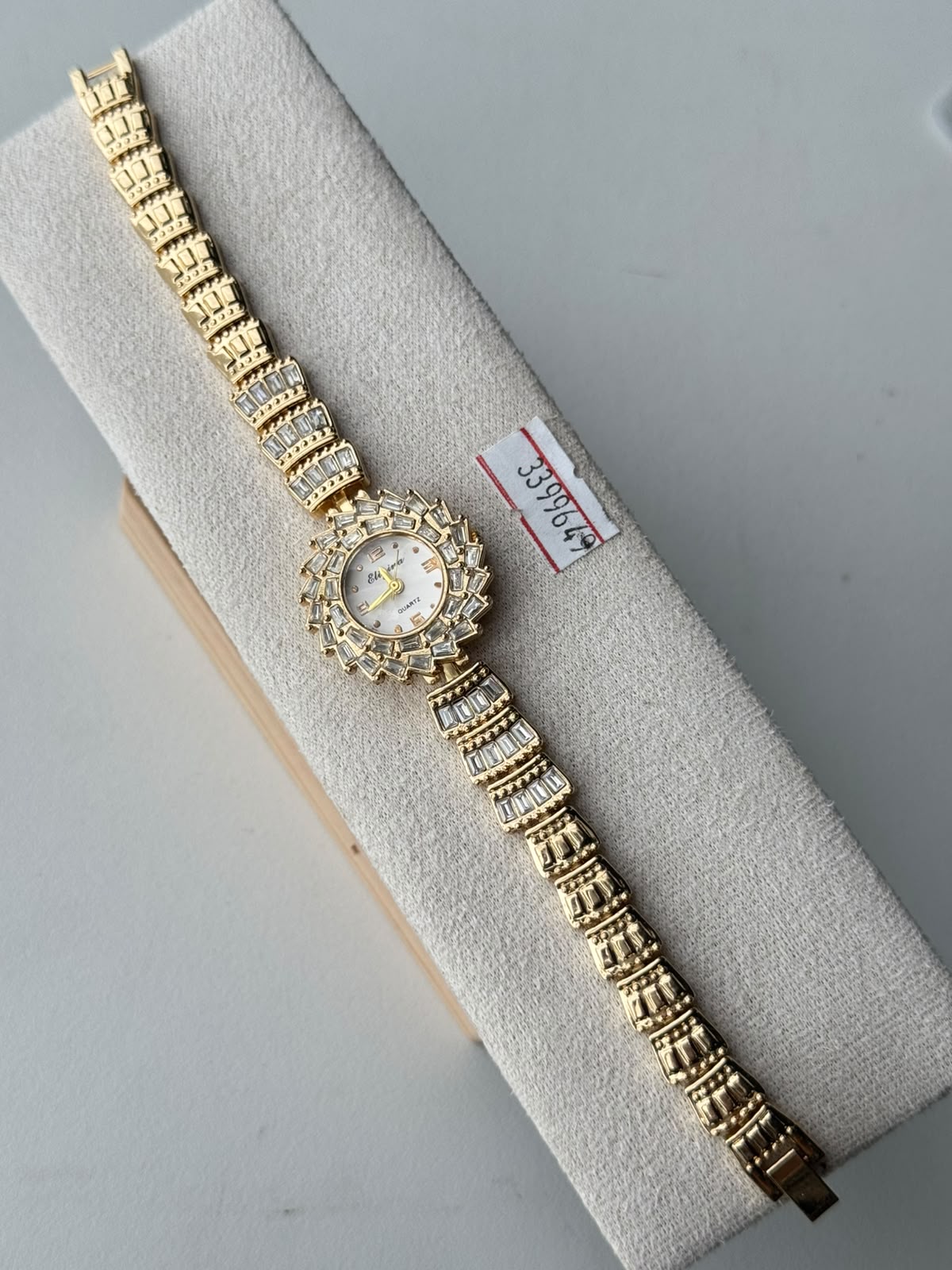 Swirl Baguette Watch, real photo 2