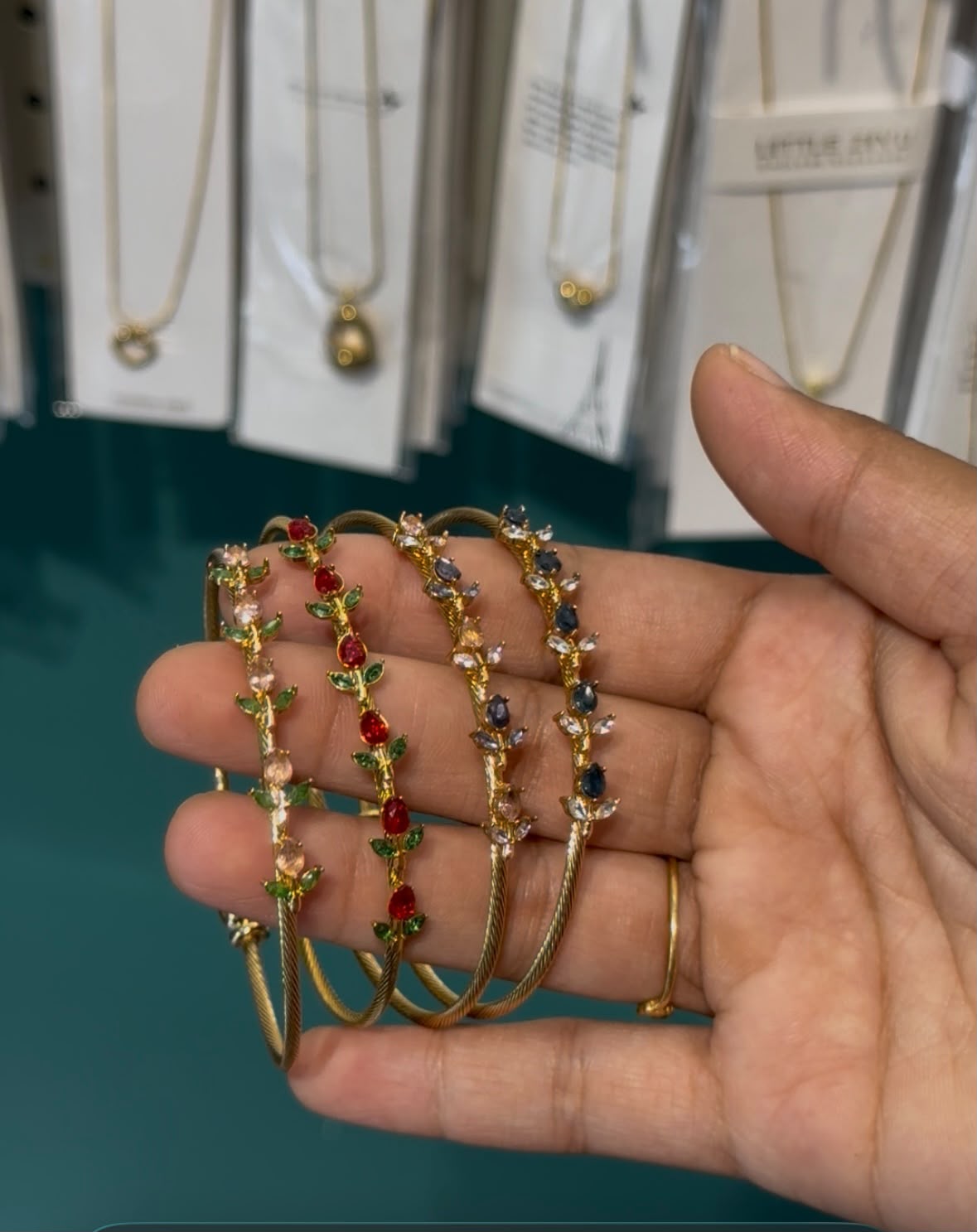 Tulip Vine Bangle, real photo