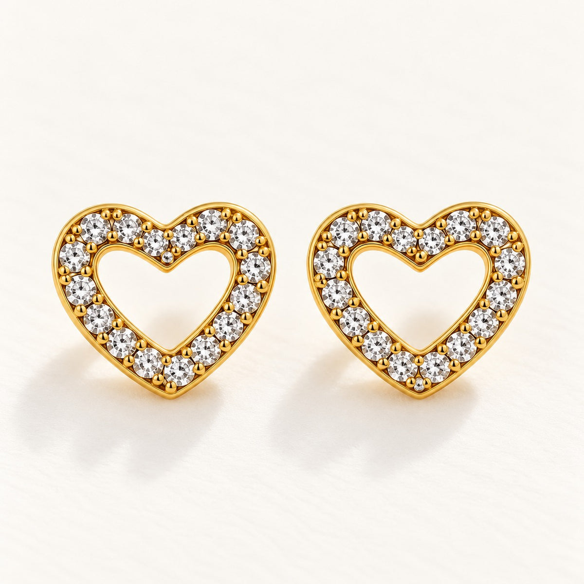 Open Heart Studs – product photo