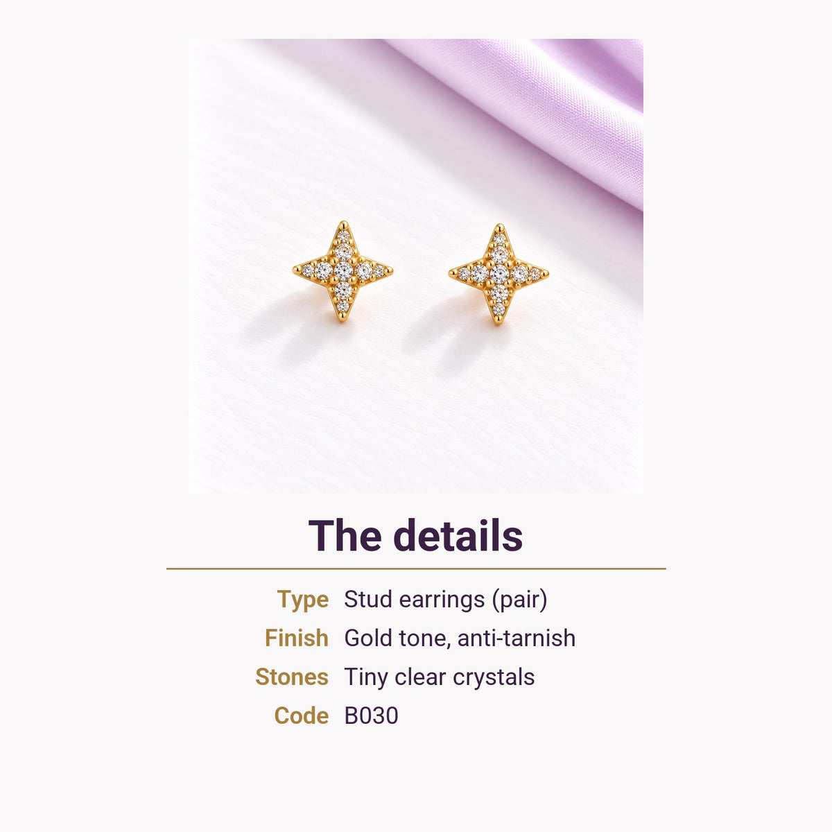Starburst Studs – the details