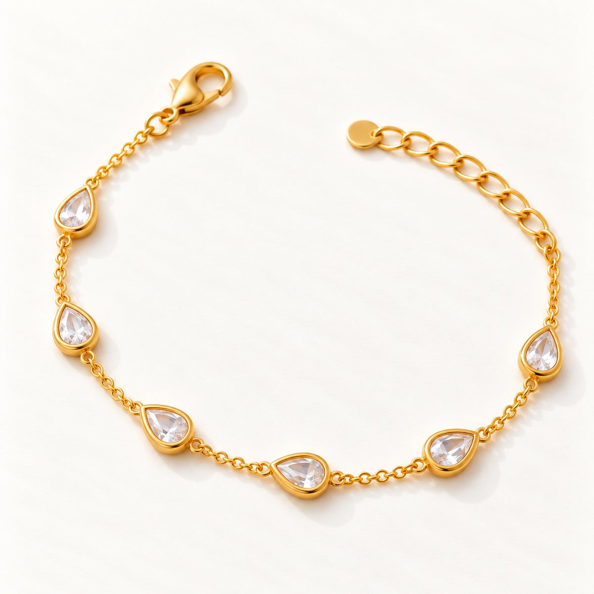Teardrop Station Bracelet – product photo