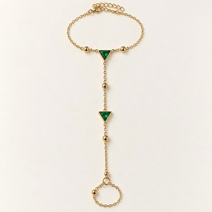 Triangle Stone Hand Chain